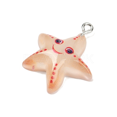Marine Organism Resin Pendants RESI-Q022-03B-1