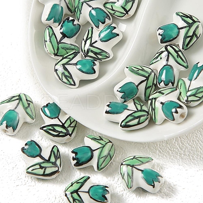 Handmade Porcelain Glazed Beads PW-WGF0CC5-06-1