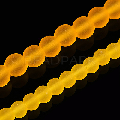 Transparent Glass Beads Strands GLAA-T032-T6mm-MD11-1
