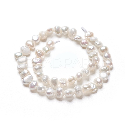 Natural Cultured Freshwater Pearl Beads Strands X-PEAR-I004-08C-1