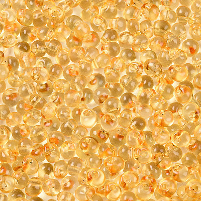 3/0 Baking Paint Glass Fringe Seed Beads SEED-A034-04B-1