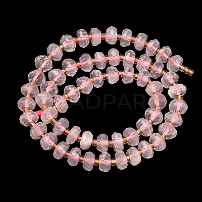 Natural Rose Quartz Beads Strands G-L642-J04-02-1