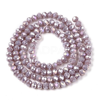 Electroplate Glass Beads Strands LS-EGLA-A044-P3mm-B13-1