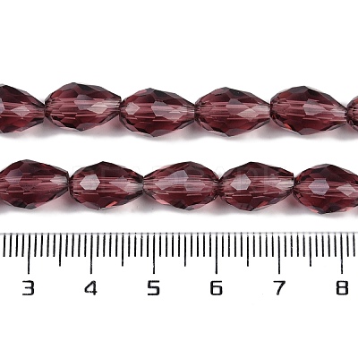 Transparent Glass Beads Strands LS-EGLA-N013-T10mm-D03-1