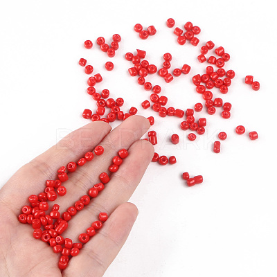 Baking Paint Glass Seed Beads SEED-US0003-4mm-K20-1