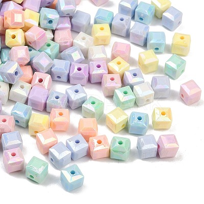 Opaque Acrylic Beads OACR-C022-15-1
