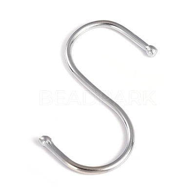 Stainless Steel S-Hook Clasps STAS-WH0014-50P-1