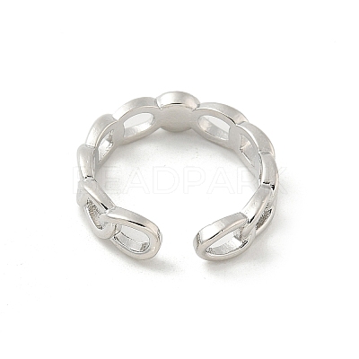 Brass Cup Peg Open Cuff Ring Settings KK-G518-02P-03-1