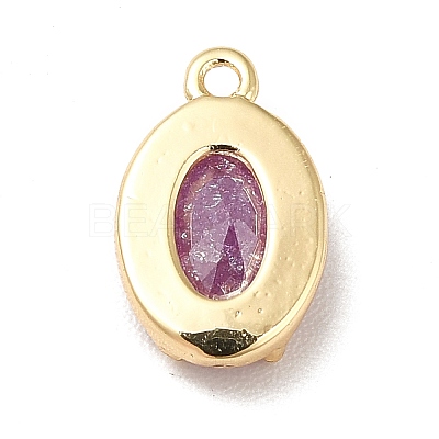Glass Charms KK-M233-01G-B-1