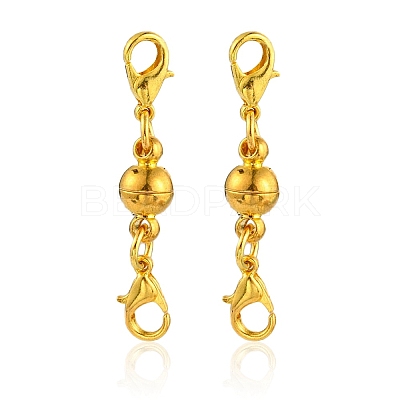 Brass Magnetic Clasps KK-YW0001-56G-1