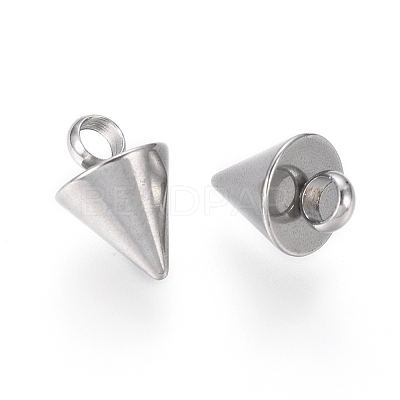 Tarnish Resistant 304 Stainless Steel Pendants X-STAS-G214-47P-03-1