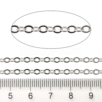 Rack Plating Brass Cable Chains CHC-M001-03P-1