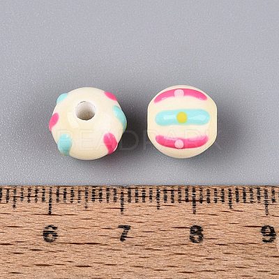 Handmade Porcelain Ceramic Beads PORC-Q005-03K-1