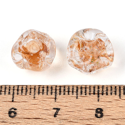 Handmade Foil Lampwork Beads FOIL-T007-01E-1