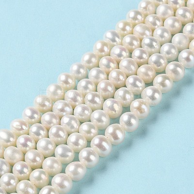 Natural Cultured Freshwater Pearl Beads Strands PEAR-E018-99-1
