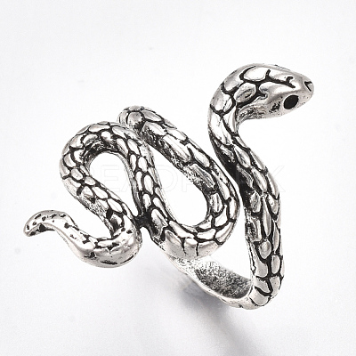 Alloy Cuff Finger Rings RJEW-T006-11-1