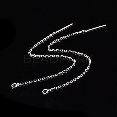 925 Sterling Silver Ear Stud Findings STER-I014-04S-1