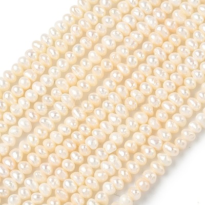 Natural Cultured Freshwater Pearl Beads Strands PEAR-C004-02B-1