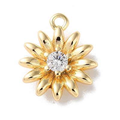 Glass Charms KK-F867-25G-1