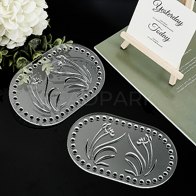 Acrylic Basket Bottoms DIY-WH0184-18-1