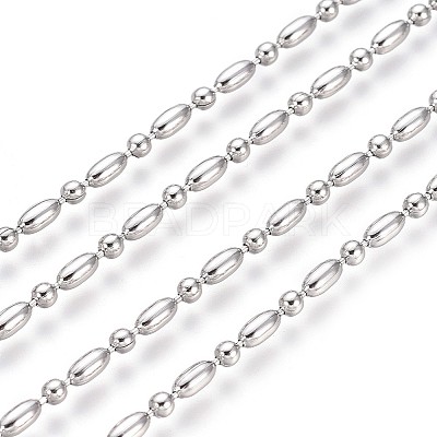 Non-Tarnish 304 Stainless Steel Ball Chains CHS-L024-023D-1