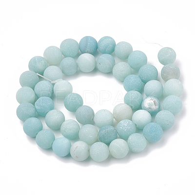 Natural Amazonite Beads Strands G-T106-189-1