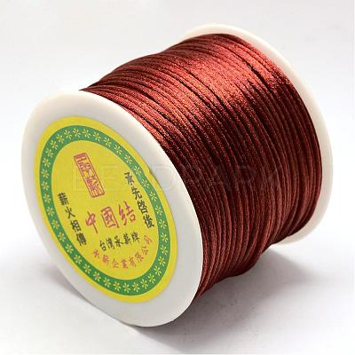 Nylon Satin Rattail Cords NWIR-R025-1.0mm-713-1