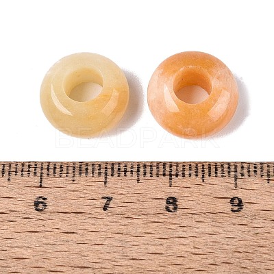 Natural Topaz Jade European Beads G-N359-17A-08-1