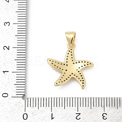 Brass Micro Pave Cubic Zirconia Pendants KK-D317-070G-1