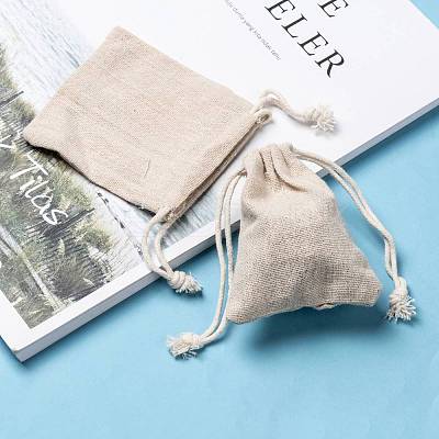 Cotton Packing Pouches Drawstring Bags ABAG-R011-8x10-1