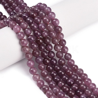 Natural Ruby Beads Strands G-L631-A01-6mm-A-1