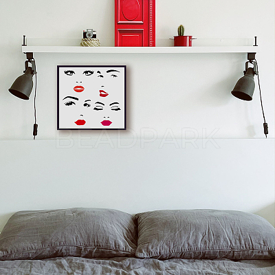 PET Hollow Out Drawing Painting Stencils DIY-WH0391-0543-1