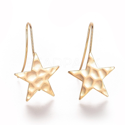 Brass Ear Stud Findings X-KK-T027-63G-1