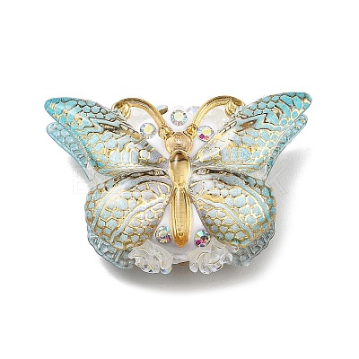 Polymer Clay Rhinestone Beads CLAY-NH0001-07E-1