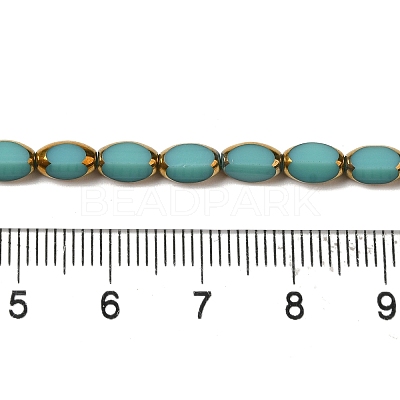 Electroplate Glass Beads Strands EGLA-P061-02A-04-1