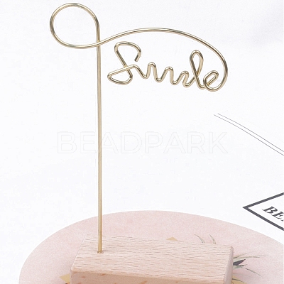 Metal Word Bar Earring Display Stands PW-WG61B9A-01-1