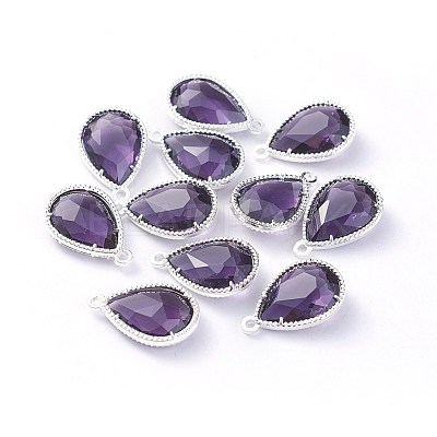 Glass Pendants GLAA-A037-G-12S-1