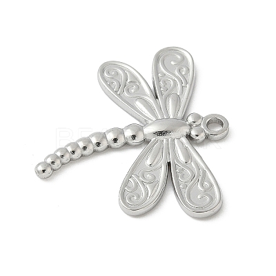 304 Stainless Steel Dragonfly Pendants STAS-S186-08C-P-1