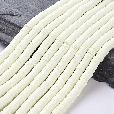 Handmade Polymer Clay Beads X-CLAY-R067-6.0mm-21-1