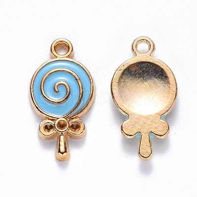 Alloy Pendant Rhinestone Settings ENAM-S121-095A-1