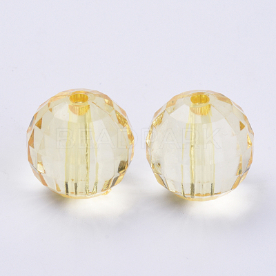 Transparent Acrylic Beads TACR-Q254-12mm-V-1