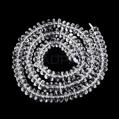 Transparent Glass Beads Strands GLAA-N001-62A-1