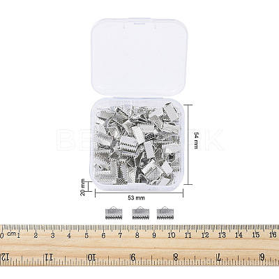 Iron Ribbon Crimp Ends IFIN-YW0001-13P-LF-1