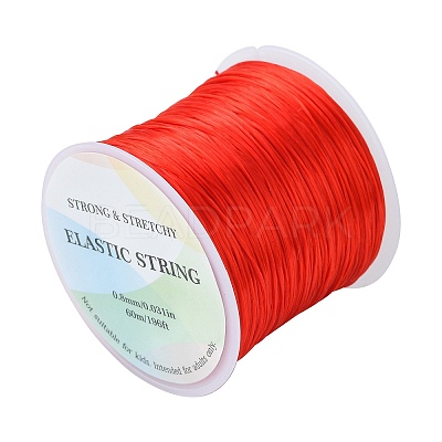 Flat Elastic Crystal String EW-YW0001-0.8mm-02I-1