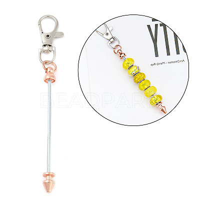 Alloy Beadable Pendant Decorations KEYC-D288-01RG-1