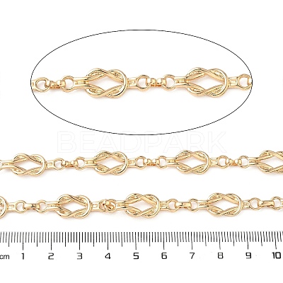 Alloy knot Link Chains LCHA-L002-02G-1