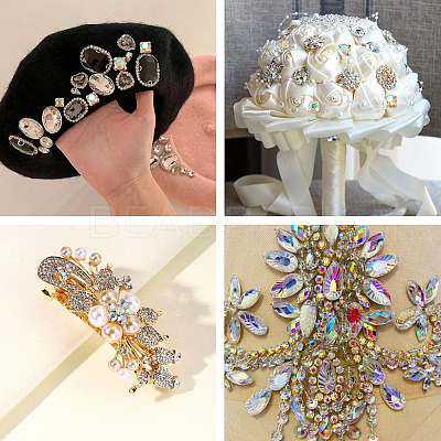 780Pcs 6 Style Sew on Rhinestone DIY-YS0001-44-1