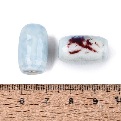 Vintage Handmade Porcelain Beads PORC-N013-12-10-1