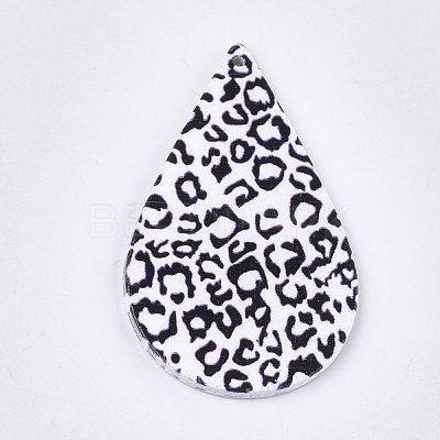 Printed Wooden Big Pendants X-WOOD-S051-05K-1