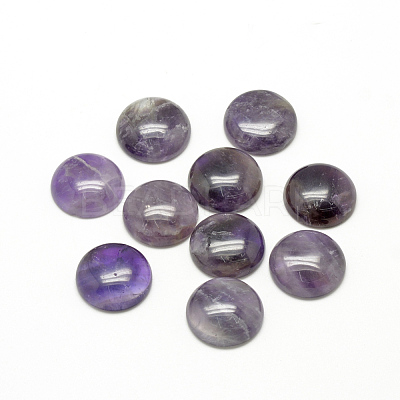 Natural Amethyst Cabochons X-G-R416-20mm-30-1